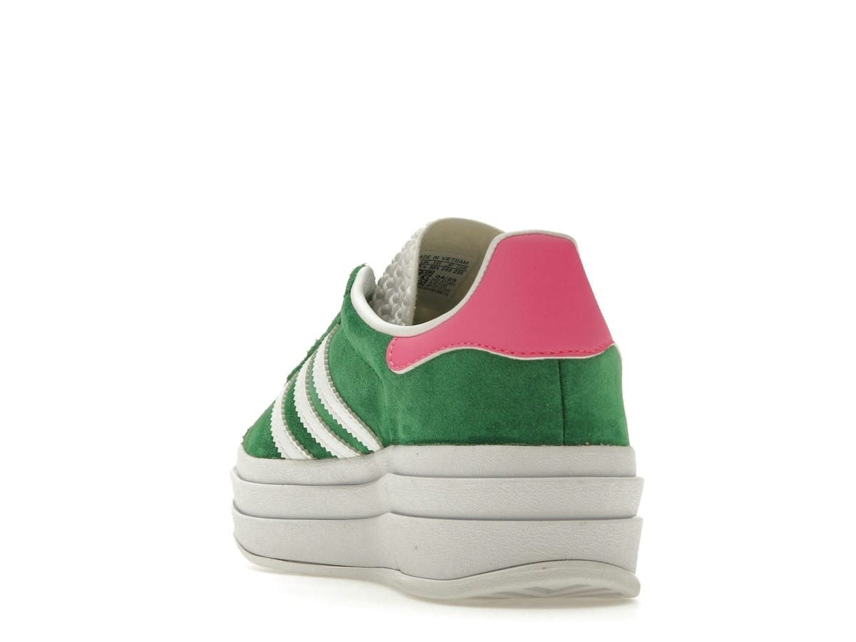 adidas Gazelle Bold Women’s Green Lucid Pink Sneakers IG3136