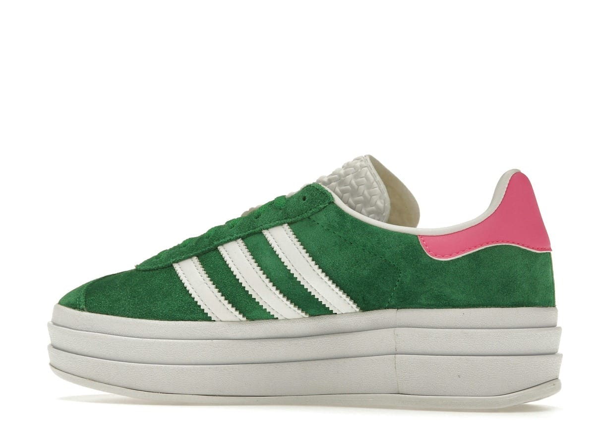 adidas Gazelle Bold Women’s Green Lucid Pink Sneakers IG3136