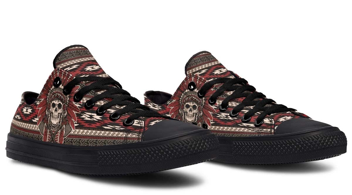 American Native Pattern Lowtop Sneaker